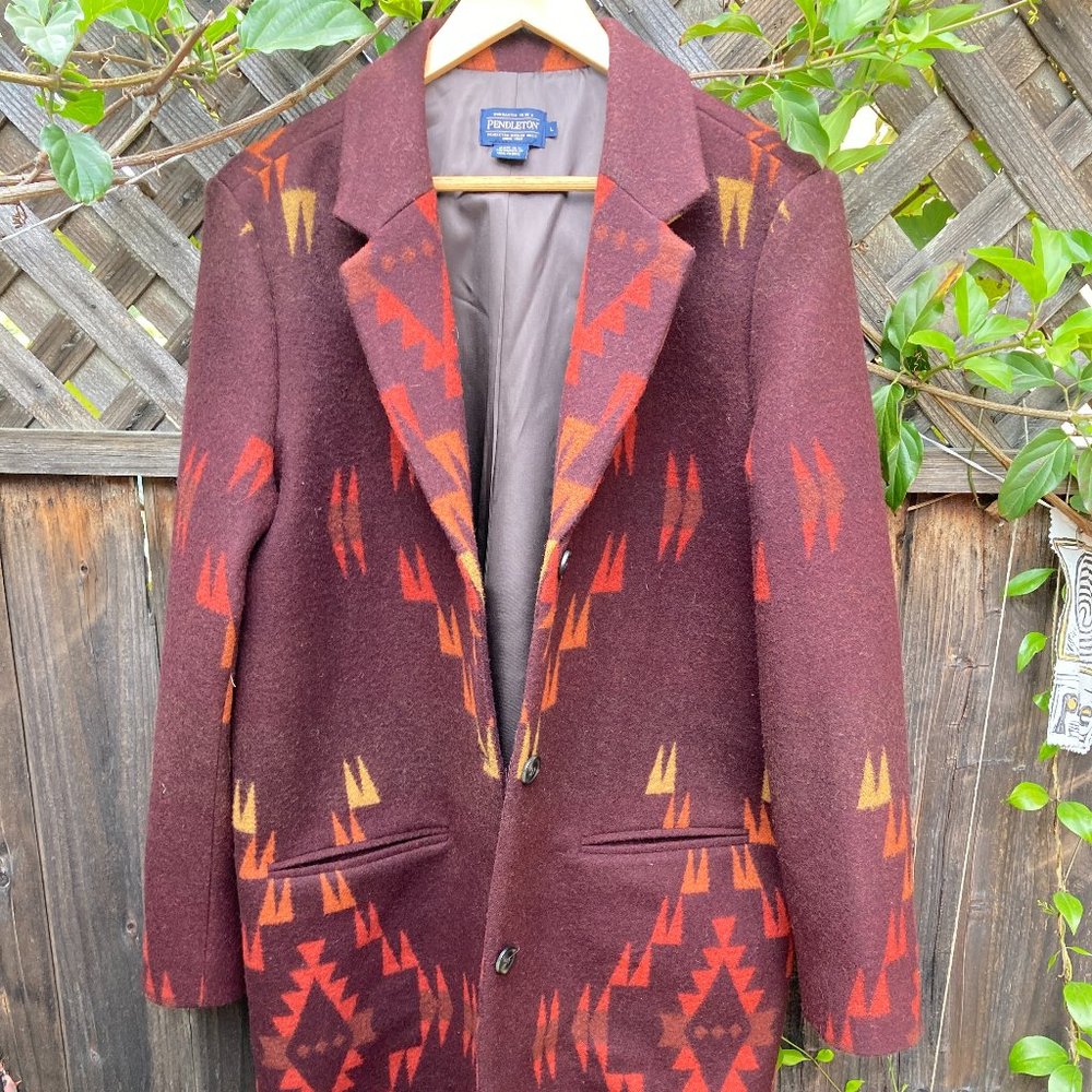 Pendleton Jacksonville Jacquard Wool Coat
